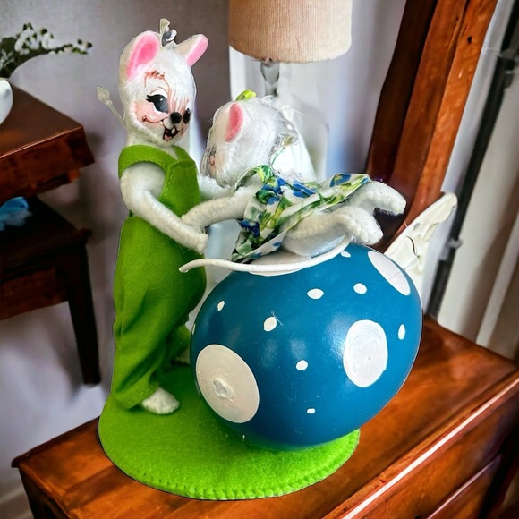 Annalee Dolls / Holidays Spring/Easter / 5” EASTER EGG MICE - Picture 2 of 12